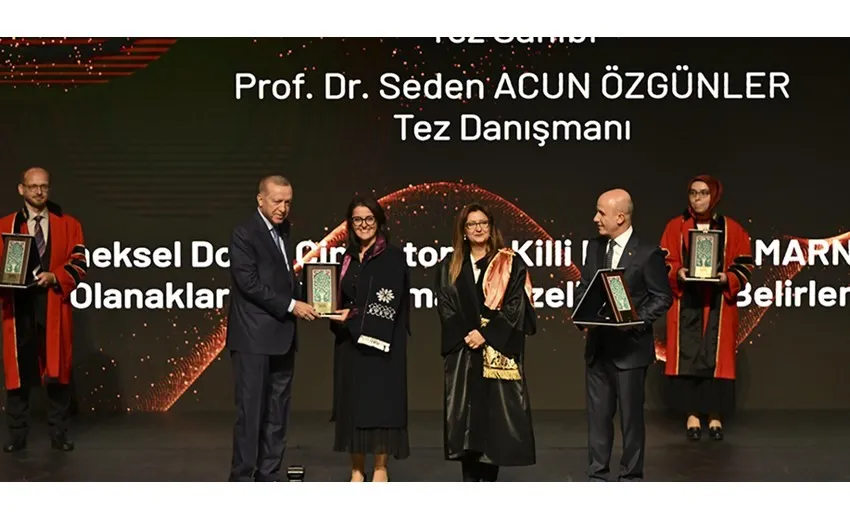 ETÜ’lü akademisyene Cumhurbaşkanı Erdoğan’dan üstün başarı ödülü