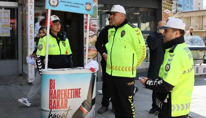 Erzurum’da polisten 