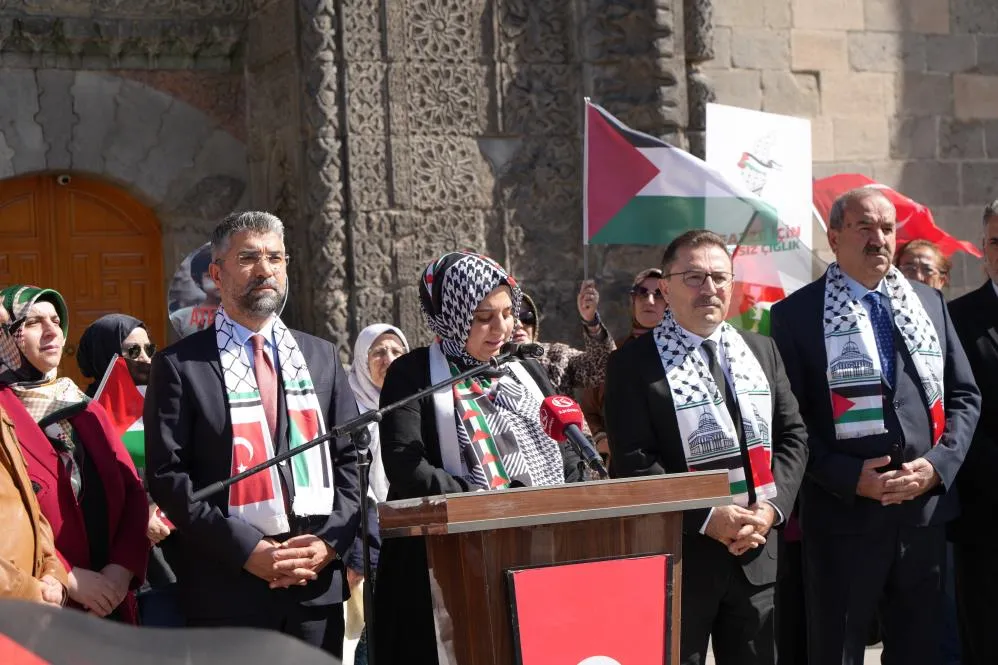 Erzurumlu kadınlardan Gazze