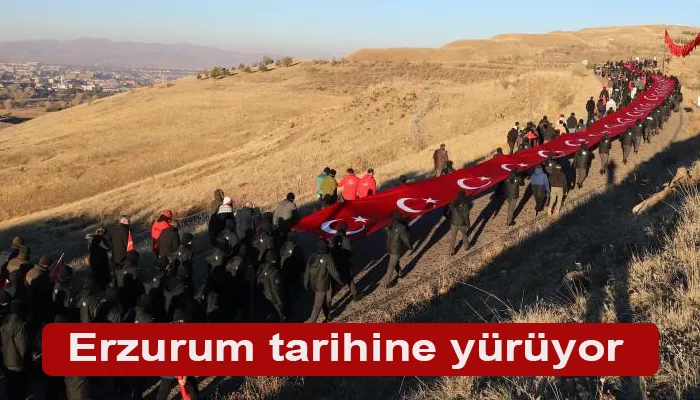 Erzurum tarihine yürüyor