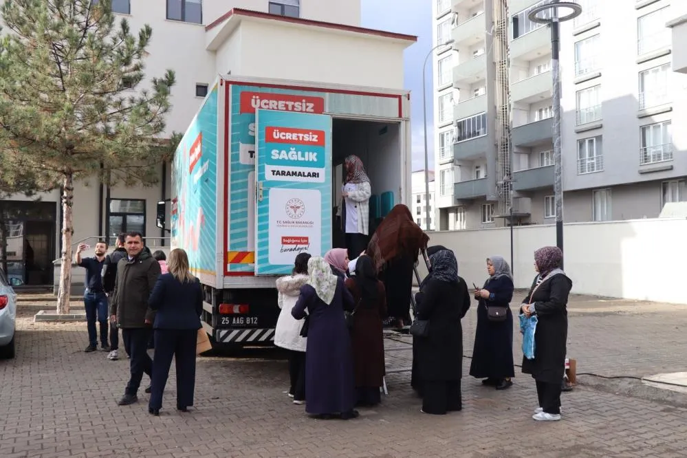 KETEM tırı Oltu’da tarama yapıyor