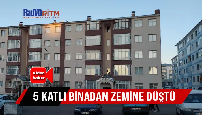 Tamir ettiği bacayı kontrol için çatıya çıktı, 5 katlı binadan zemine düştü
