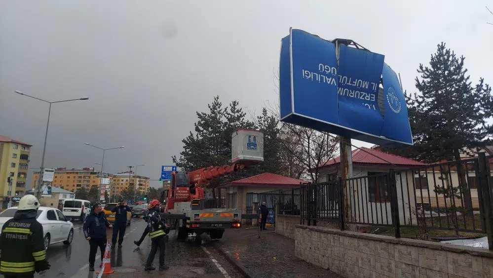 Erzurum için sarı kod verildi