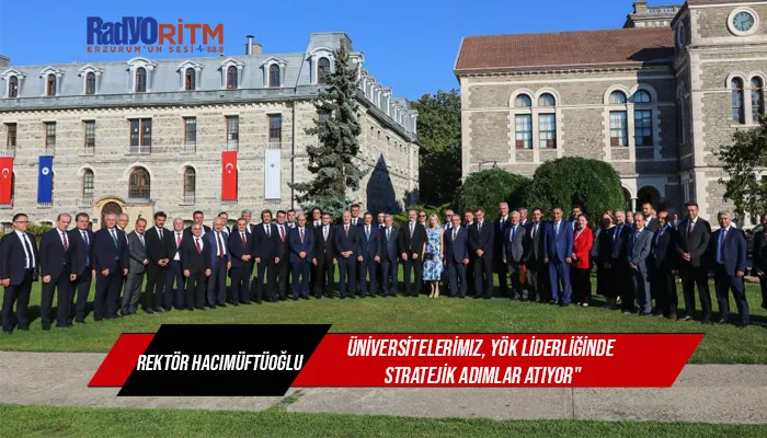 Rektör Hacımüftüoğlu: 