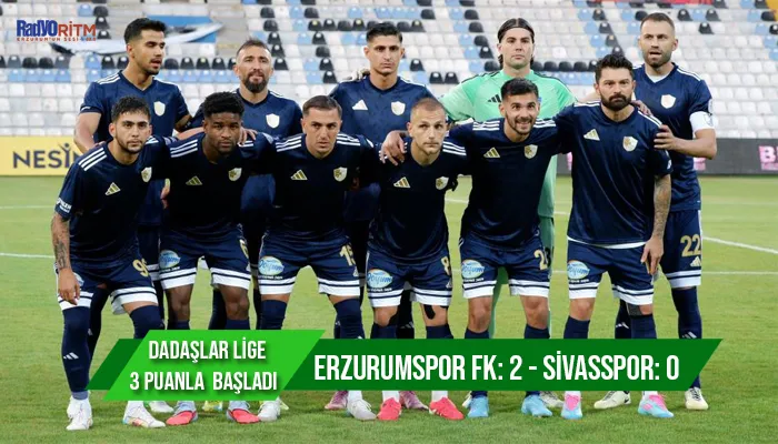 Trendyol 1. Lig: Erzurumspor FK: 2 - Sivasspor: 0