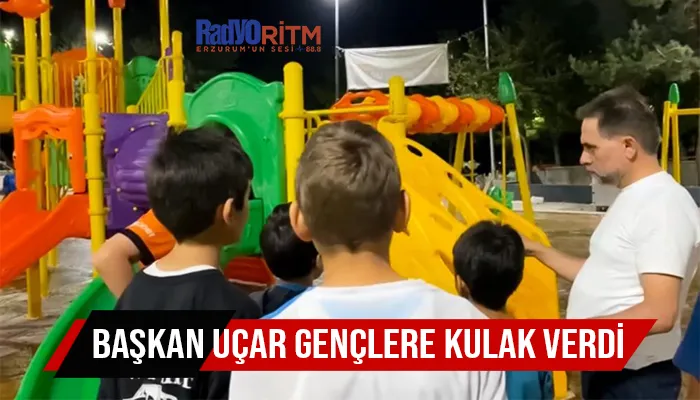 Başkan Uçar gençlere kulak verdi